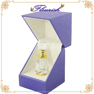 Promotional Elegant Blue Square Cardboard Perfume Box
