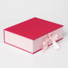 Sweet Pink Color Rigid Cardboard Baby Girl Birthday Shower Party Surprise Gift Packaging Box