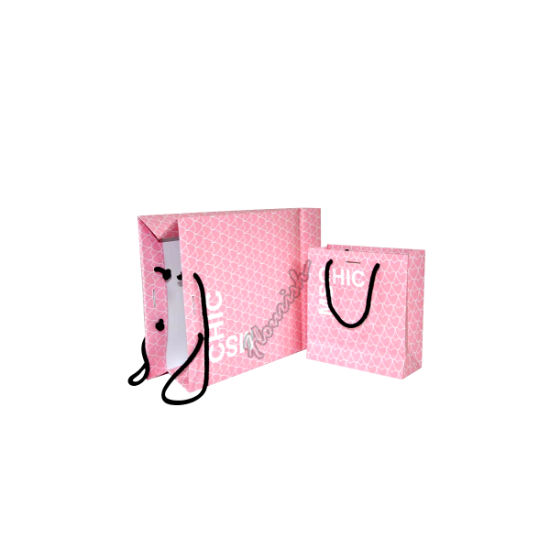 Sweet Girls Pink Stripe Birthday Gift Bag