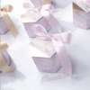 Fancy Art Paper Marble Favor Wedding Gift Give-away Box