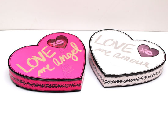 Custom Heart Shaped Flower Chocolate Cookie Gift Box