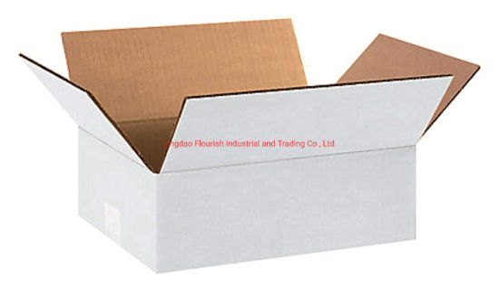 White Color Strong Corrugated Carton Box for Fruits Packaging