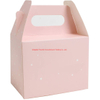 Sweet Pink Color Party Favor Takeaway Bakery Gable Box
