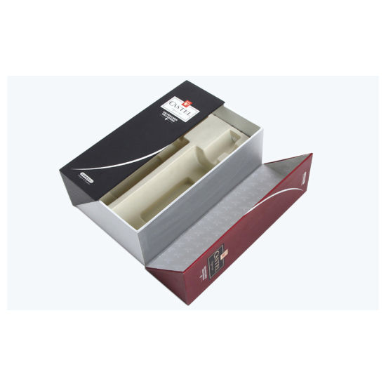 Strong Durable Heavy Duty Corrugated Paper Fine Wine Champagne Triangular Tube Box