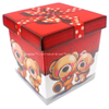 Hot Foil Large Size Seasonal Festival Chocolate Cake Surprise Gift Packaging Paper Box 