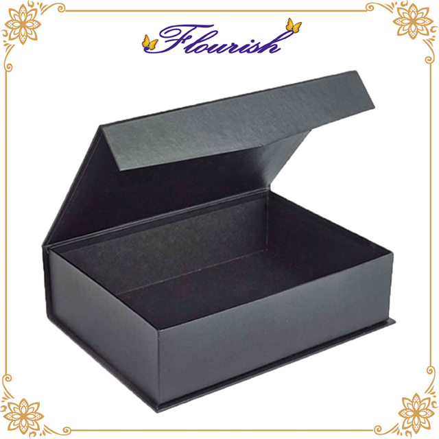 black cardboard box with magnet black cardboard box with magnet