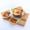 China Manufacturer Wholesale Eco-friendly Kraft Paper Packaging Food Box,Fast Food Snack Box