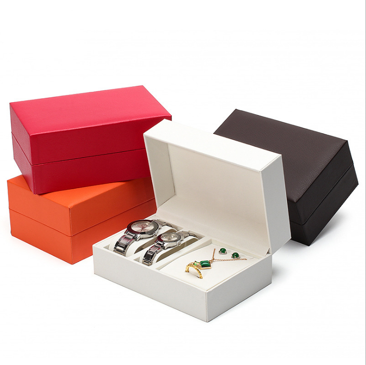 Wholesale Luxury PU Leather Watch/Jewelry Set Box