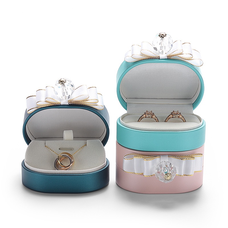 China Manufacturer Wholesale Luxury PU Leather Jewellery Box,Festival Paper Gift Box