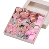 Pink Girls' Hair Accessories Hairpin Box with Window