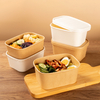 China Manufacturer Wholesale Eco-friendly Kraft Paper Packaging Bowl For Fast Food/Ice Cream/Sald/Soup