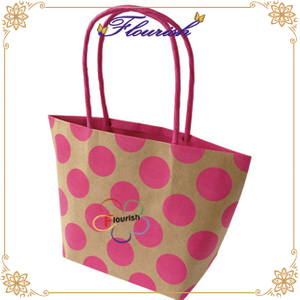 Fashion Design Elegant Purple Dot Strong Handbag