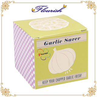 Custom Logo Printed Square Corrugated Cardboard Garlic Packing Box