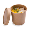 Recyclable Brown Kraft Paper Round Soup Lunch Box