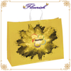 Large Gloss Kraft Paper Bag with Twisted Paper Handle in 100 GSM