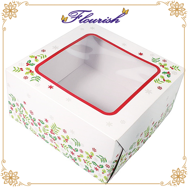 Beautiful Florist Printing Art Paper Cupcake Box
