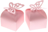 Foldable Die Cut Pink Butterfly Closure Party Box