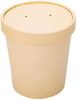 Recyclable Brown Kraft Paper Round Soup Lunch Box