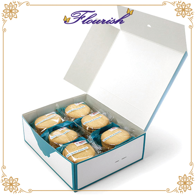 Flat Packing Cardboard Biscuit Cookie Dessert Gathering Gift Box
