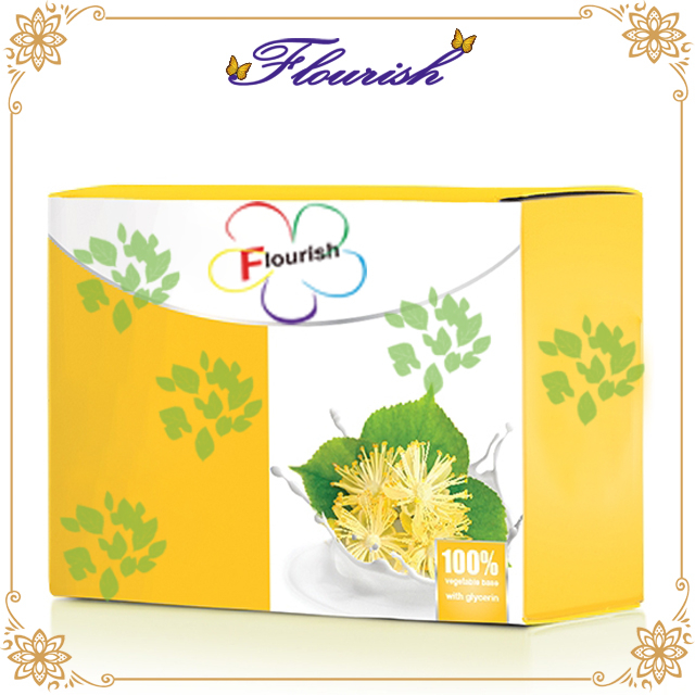 Flower Printing Cardboard Skin Care Product Toner Lotion Packaging Paper Box