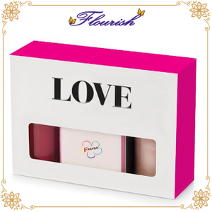 Custom Printing Flat Pack Nail Polish Package Paper Box