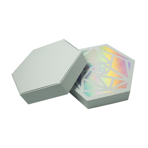 UV Printing Glossy Hexagon Window Type Surprise Box