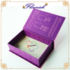 Gold Stamping Book Shaped Cosmetic Jewelry Gift Packaging Cardboard Box