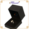 Luxury Black Velvet Ring Packaging Cardboard Box