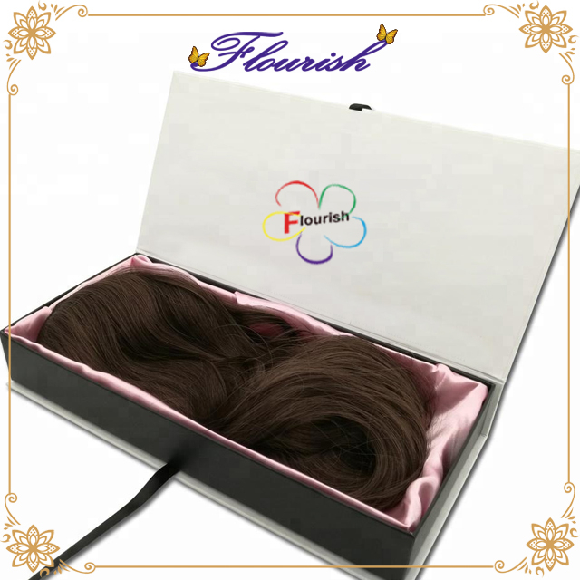 Book Shape Cardboard Wig Storage Box