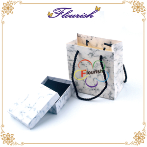 Hot Sale New Design Elegant Marble Color Jewelry Gift Packaging Box