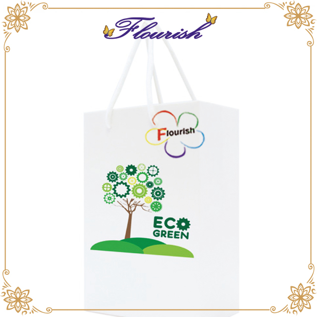 Laminated Cardboard Paper Bag in 160 GSM with Cotton Handle