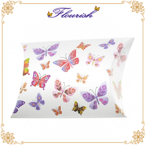 Custom Butterfly Printing Glossy Coated Paper Candy Box