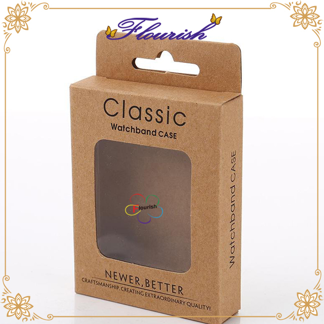 Eco-friendly Electronics Watch Band Packaging Kraft Paper Box 