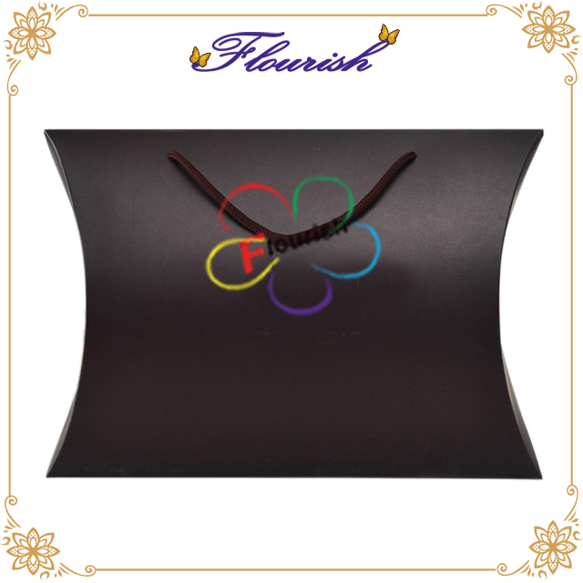 Luxury Hair Extension Pillow Box with Personalized Logo