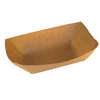 Recyclable Grease Proof Food Storage Paper Tray Box