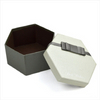 Beige Cardboard Ring Storage Hexagon Box