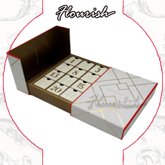 Rigid Cardboard Strip Printing Ribbon Closure Box