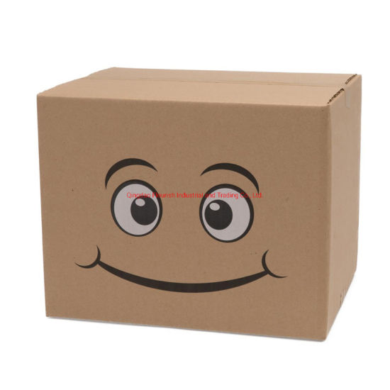 Custom Logo Printed Square Corrugated Cardboard Garlic Packing Box
