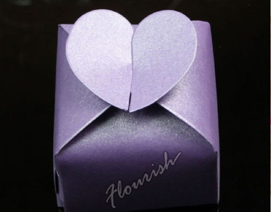 Foldable Die Cut Pink Butterfly Closure Party Box
