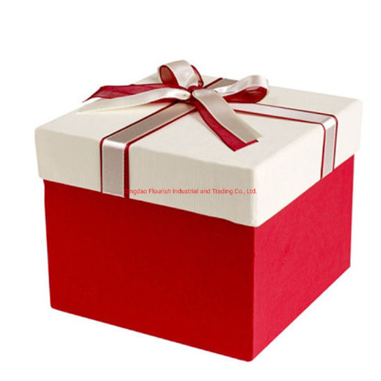 Large Rigid Cardboard Polk Dot Favor Birthday Party Gift Packaging Box