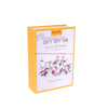 Gold Stamping Book Shaped Cosmetic Jewelry Gift Packaging Cardboard Box
