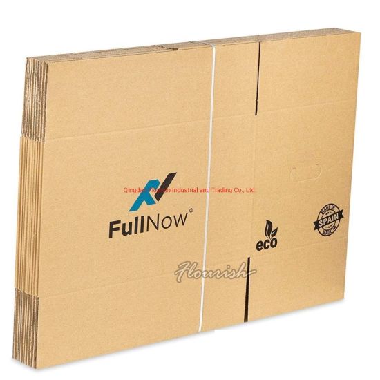 Custom Size Brown Corrugated Paper House Moving TV Packaging Box