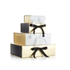 Lid and Base Type Rectangle Shaped Surprising Gift Box With Ribbon