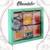 Luxury Hot Stamping Cardboard Mooncake Dessert Box 3 Pack