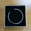 Shiny Silver Stamping Luxury Cardboard Jewelry Box