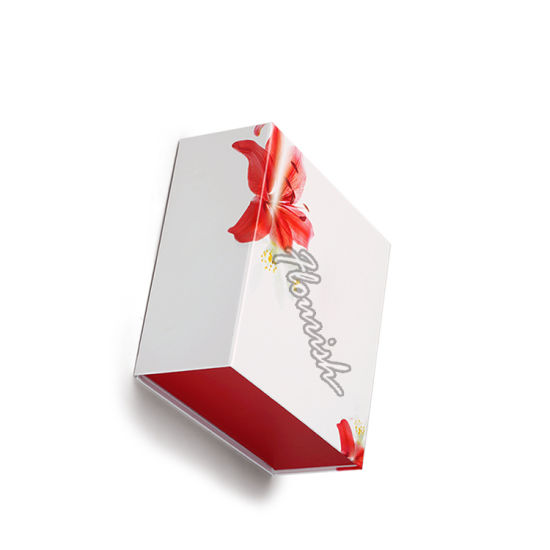 Luxury Printed Girl's Skincare Lotion Red Box