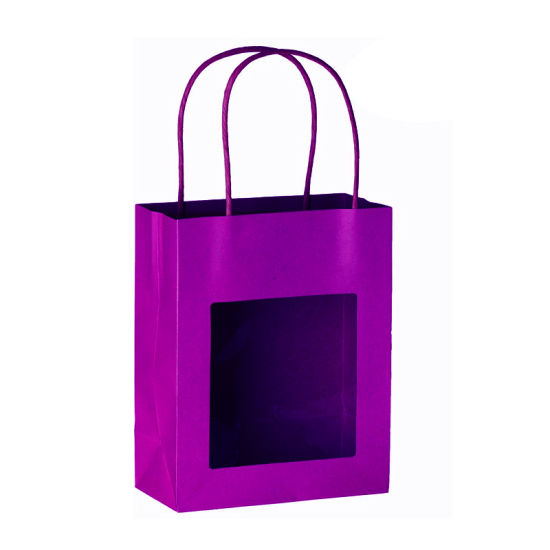 Pure Kraft Paper Bag with Twist Handle in 100 GSM