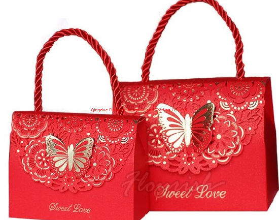 Foldable Romantic Wedding Party Gift Storage Bag