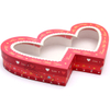Custom Heart Shaped Flower Chocolate Cookie Gift Box