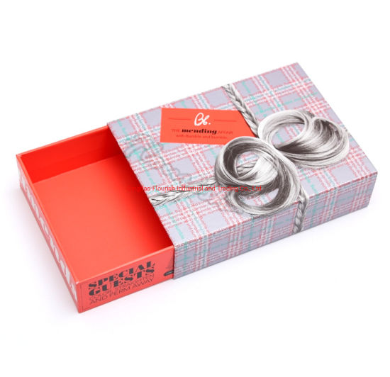 Custom Silver Stamping Lace Frontal Hair Box